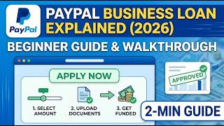 PayPal Business Loan Explained 2026 Website Walkthrough & Beginner Guide 2 Min