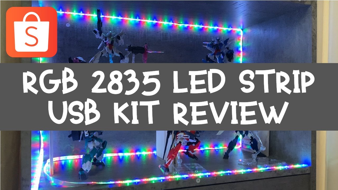 Shopee RGB 2835 LED Strip USB Kit Review
