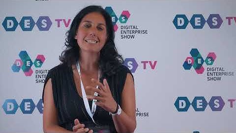 Almudena de la Mata at #DES2025 | Driving Sustainability with Blockchain Innovation