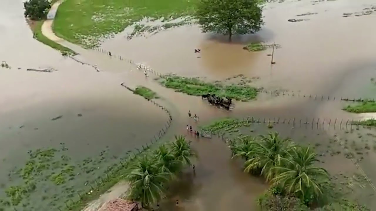 Corpo de Bombeiros e Ciopaer atendem ocorrências após fortes chuvas em Várzea Alegre