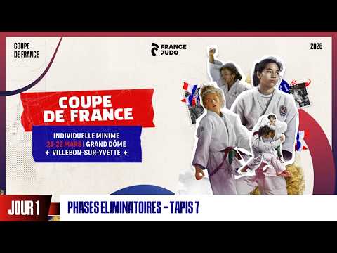 Jour 1 - Tapis 7 Phases Finales : Championnat de France individuel minimes 1D 2026