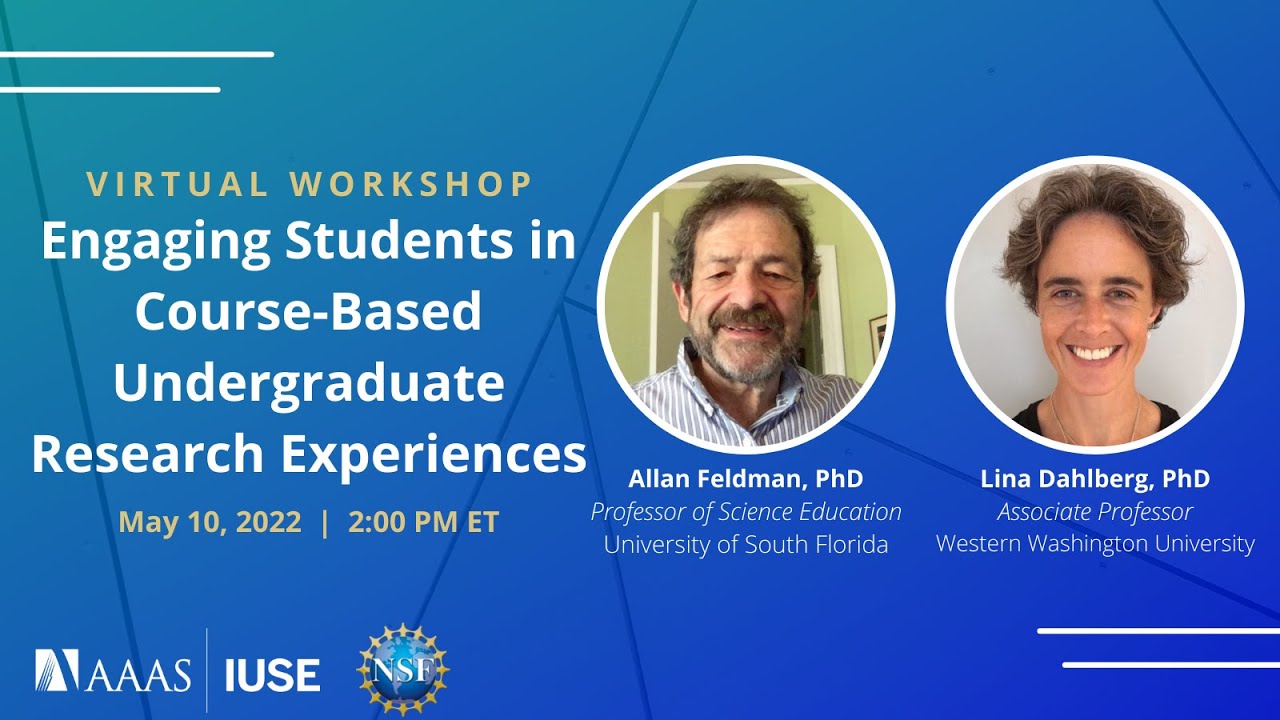 AAASIUSE Engaging Students in CourseBased Undergraduate Research Experiences YouTube