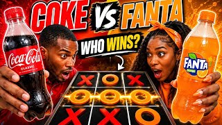 Ultimate Tic Tac Toe Game with Fanta and Coke #tictactoegame screenshot 1