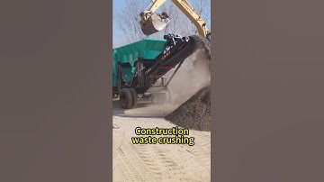 100 tons per hour mobile crusher for construction waste concrete blocks.#Construction waste crusher