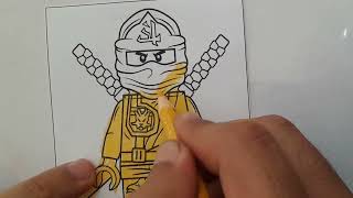Ninja lego coloring challenge #Episode126 #ninjago #lego #Coloring #drawing  screenshot 3