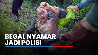 Begal Nyamar Jadi Polisi, Babak Belur Dihakimi Warga di Pematang Sawah Kepanjen Jatim