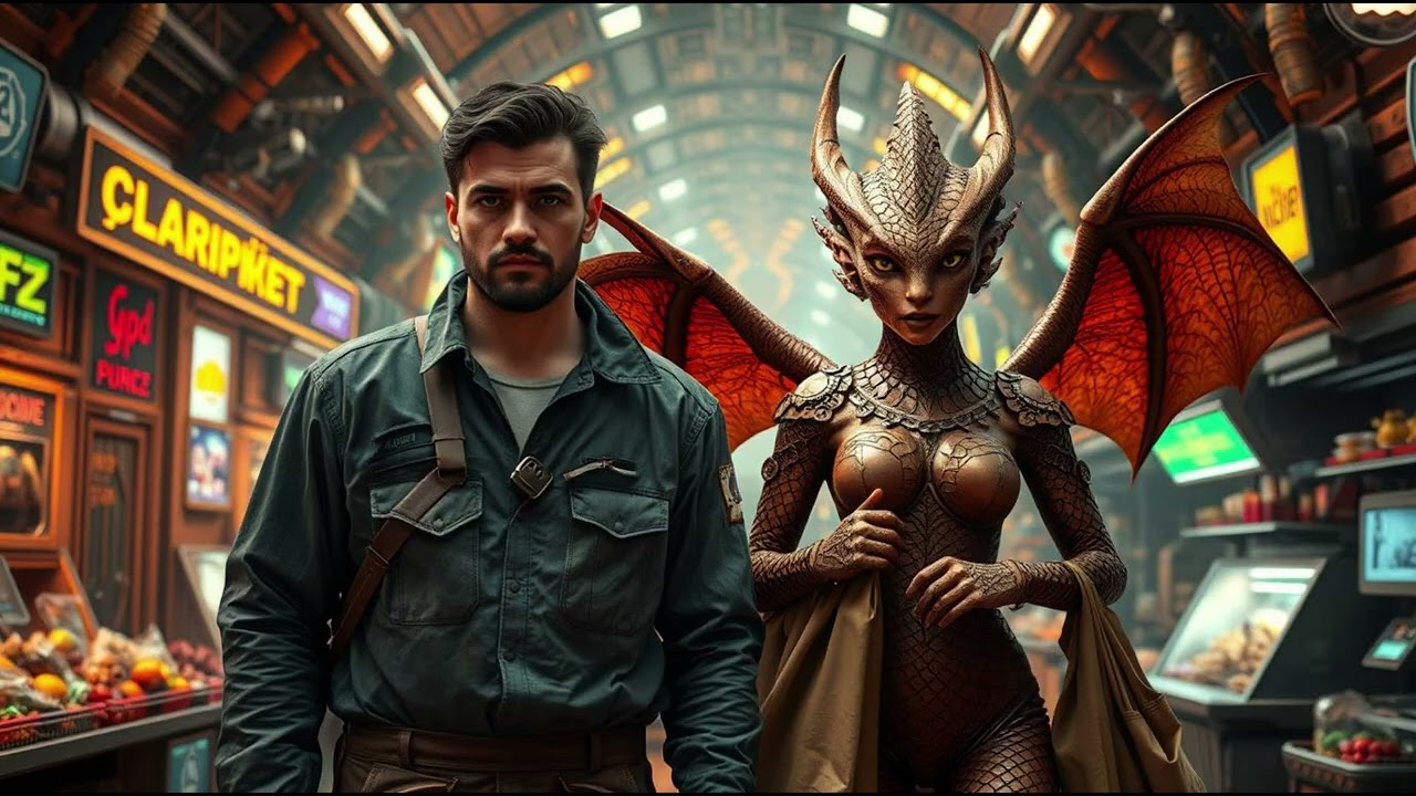 Human Mechanic Saw Dragon Lady Denied Galactic Store—Whispered, 'Come With Me, I’ll Fill Your Table'