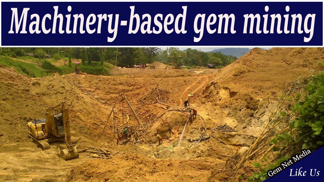 Explore machinery-based gem mining sites in Sri Lanka