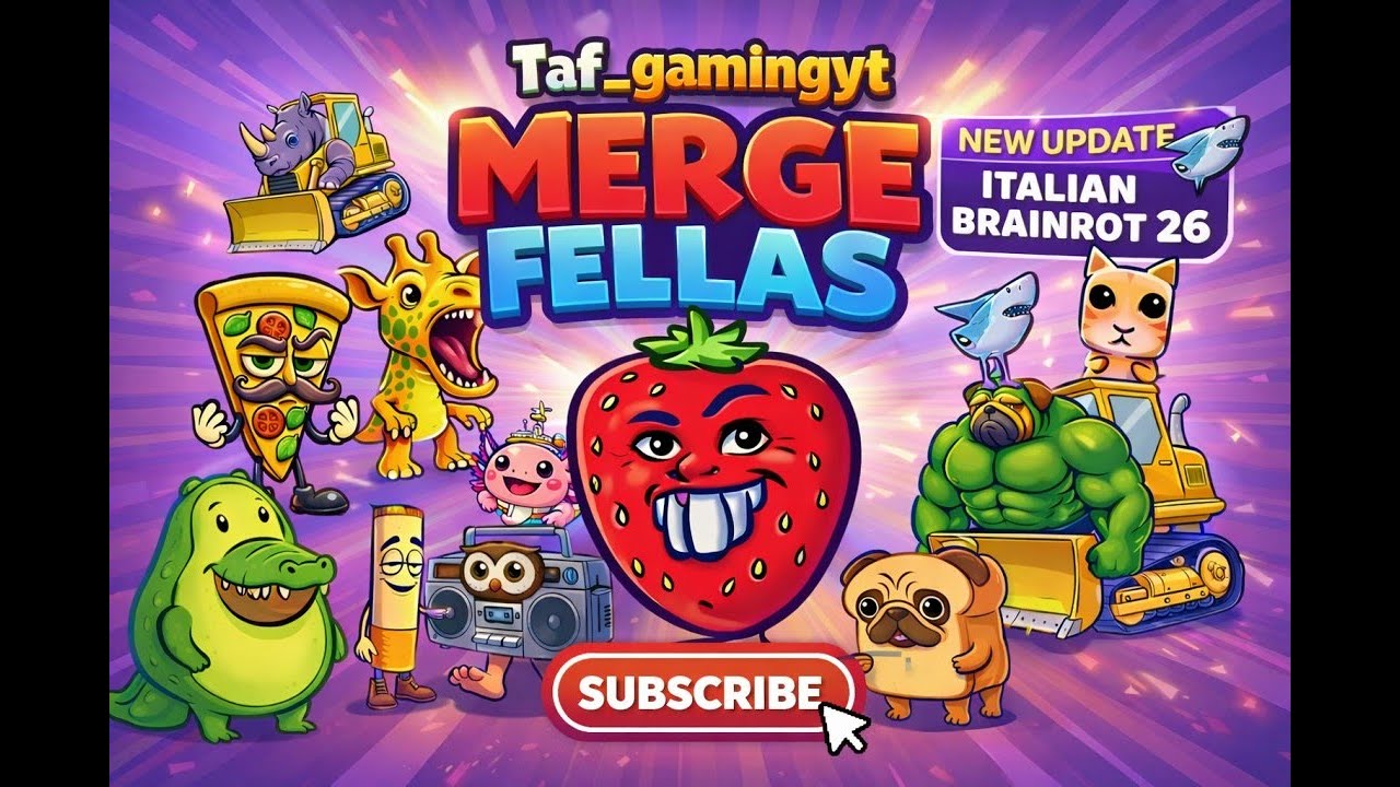 🔴 Live Merge fellas italian + indonesian BRAINROT 26 GAMEPLAY 551 