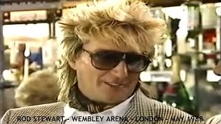 ROD STEWART - PRE CHARITY FOOTBALL MATCH - WEMBLEY, LONDON MAY 1988 Profile