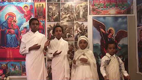 አውደ አመት ለባርኮ Awdeamet Lebarko Orthodox Tewahdo Church new year kids mezmur