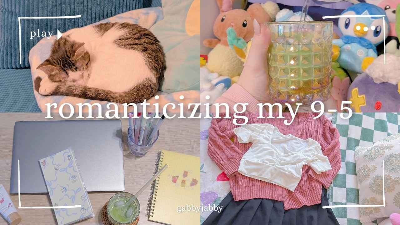 видеоблог 🍓 романтические моменты моей работы с 9 до 5, утренняя рутина, уход за собой, матча, ми...