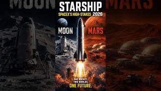 Moon, Mars, and Starship: SpaceX’s High-Stakes 2026 Explained #space #universe #astronomy