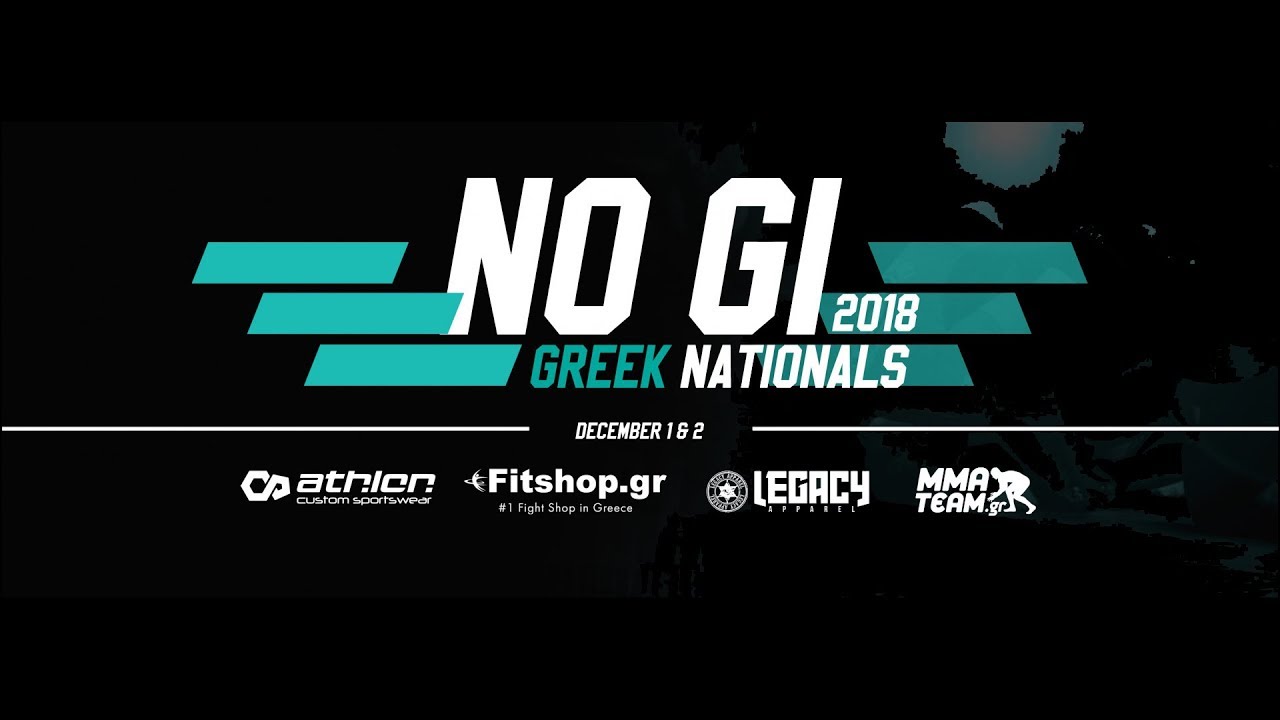 Πανελλήνιο Πρωτάθλημα No-Gi 2018 | Greek National NO-GI CHAMPIONSHIP 2018 Day 1