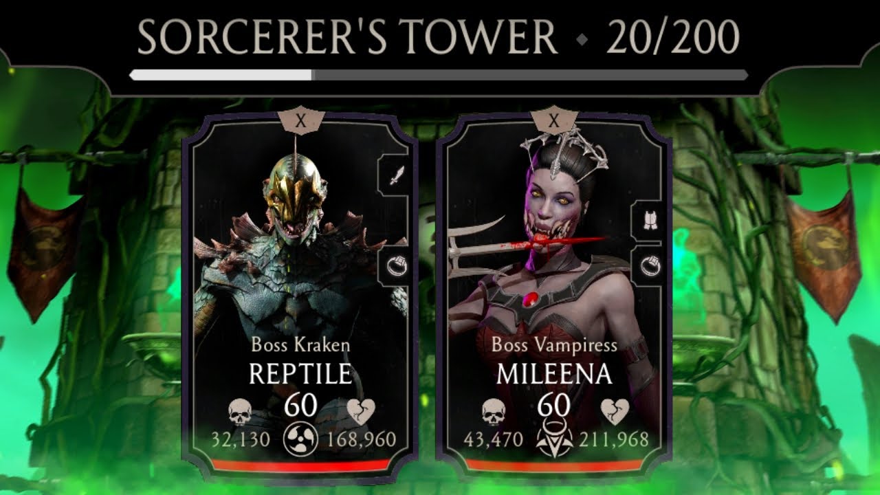 Fatal Sorcerer's Tower Boss Match 20 + Reward. 16-30