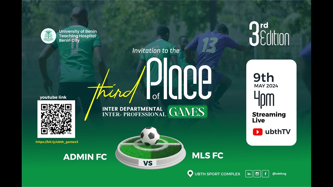 THIRD PLACE MATCH OF THE UBTH INTER-DEPARTMENTAL FOOTBALL TOURNAMENT  2024