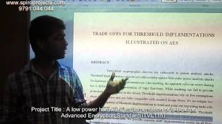 A low power hardware implementation of S Box for Advanced Encryption Standard ITVL115 VLSI 2015