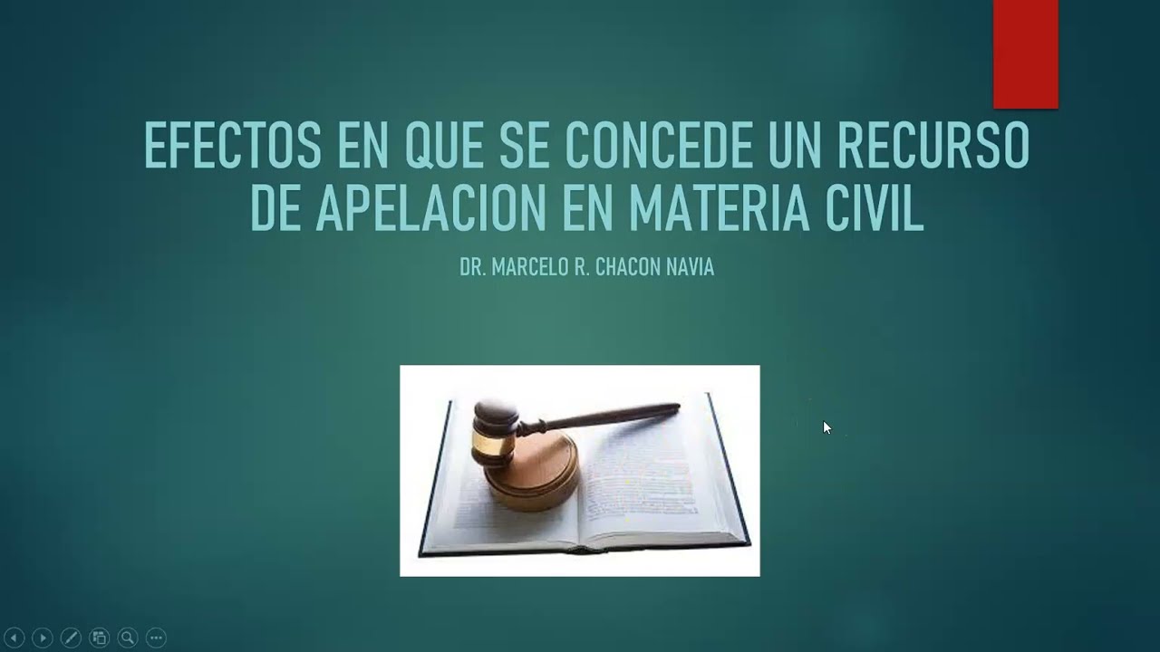 EFECTOS EN QUE SE CONCEDE UN RECURSO DE APELACION EN MATERIA CIVIL