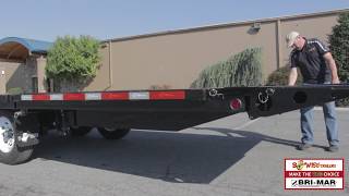 BWISE EDB 15K Deckover Gooseneck w/ Hydraulic Dove