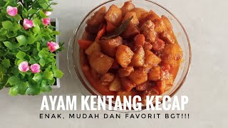 Paha Ayam Dan Kentang  Dimasak Ini Enak Banget,Tinggal Cemplungin Semuanya,Tak Perlu Beli Diluar. 