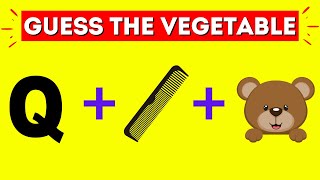 Guess the Vegetable By Emoji 🍅 Food Quiz | Emoji Quiz | Puzzle Game No.8 screenshot 3