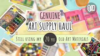 Cheap & Genuine Art Supply Haul | Why I Started YouTube ❤️