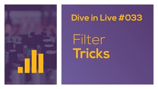 The secret to filter tricks - Dive in Live 033