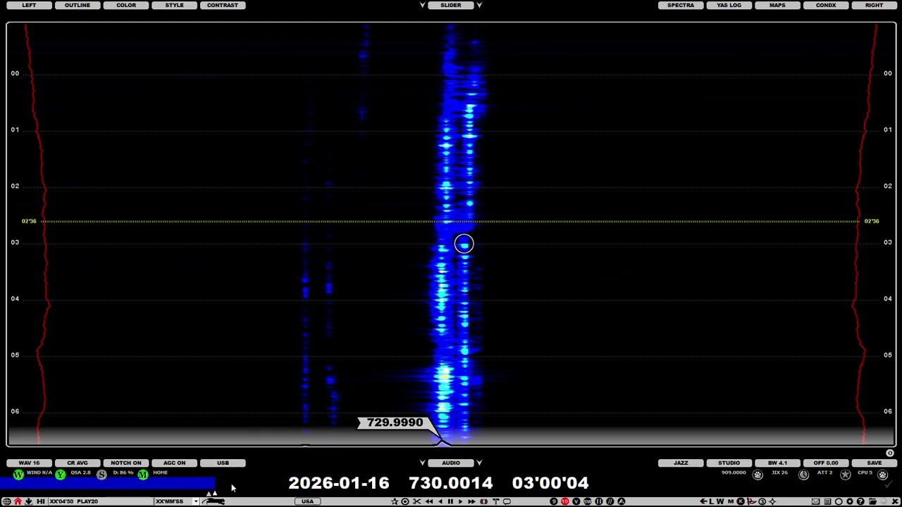 730 ZP7 ABC Cardinal, Asuncion 0033 16-01-26 (5kW 10313km)
