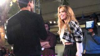Jennifer Lopez Interviewed By Mario Lopez Of Extra @ The Grove