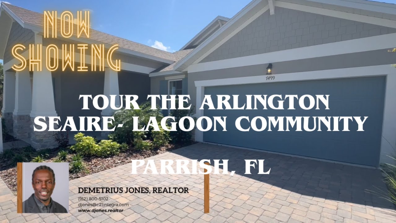 Seaire Lagoon Community Home Tour | Dream Finders Homes Arlington Model | Parrish Florida