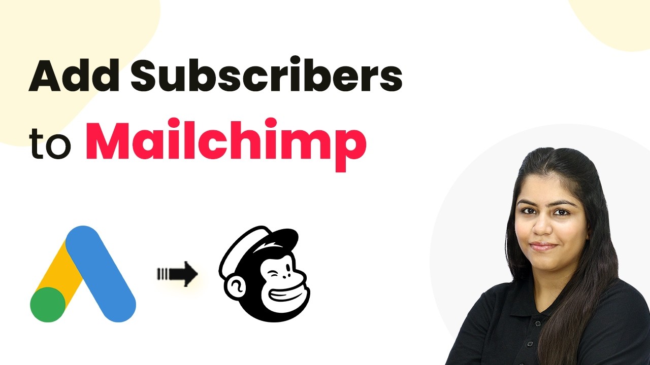 How to Automatically Add Subscribers to Mailchimp