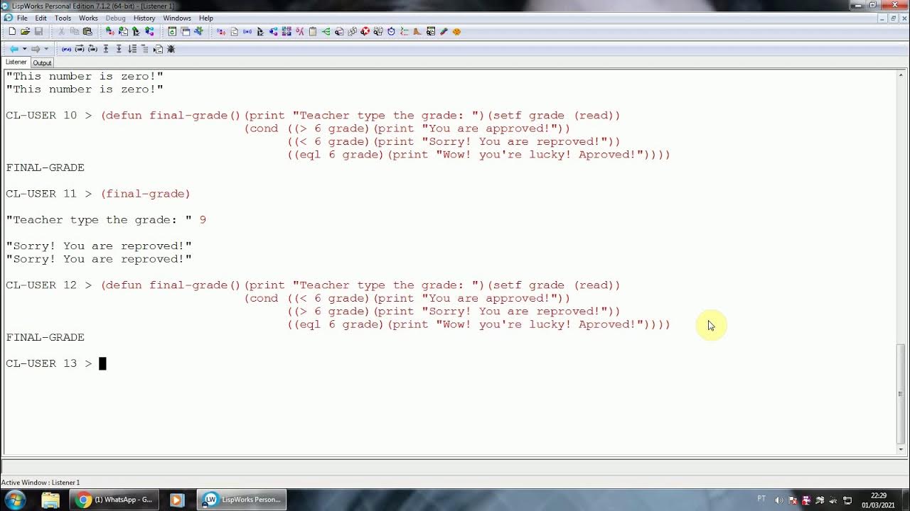 Common Lisp Tips #10 : Coding some exercises using COND - YouTube