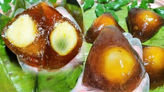 Ai Cũng Khen Làm Bánh Ít Đường Mật Mía Nhân Đậu Xanh- Chuẩn Ngon Đẹp Mắt Dẻo Dai Ngọt Thanh