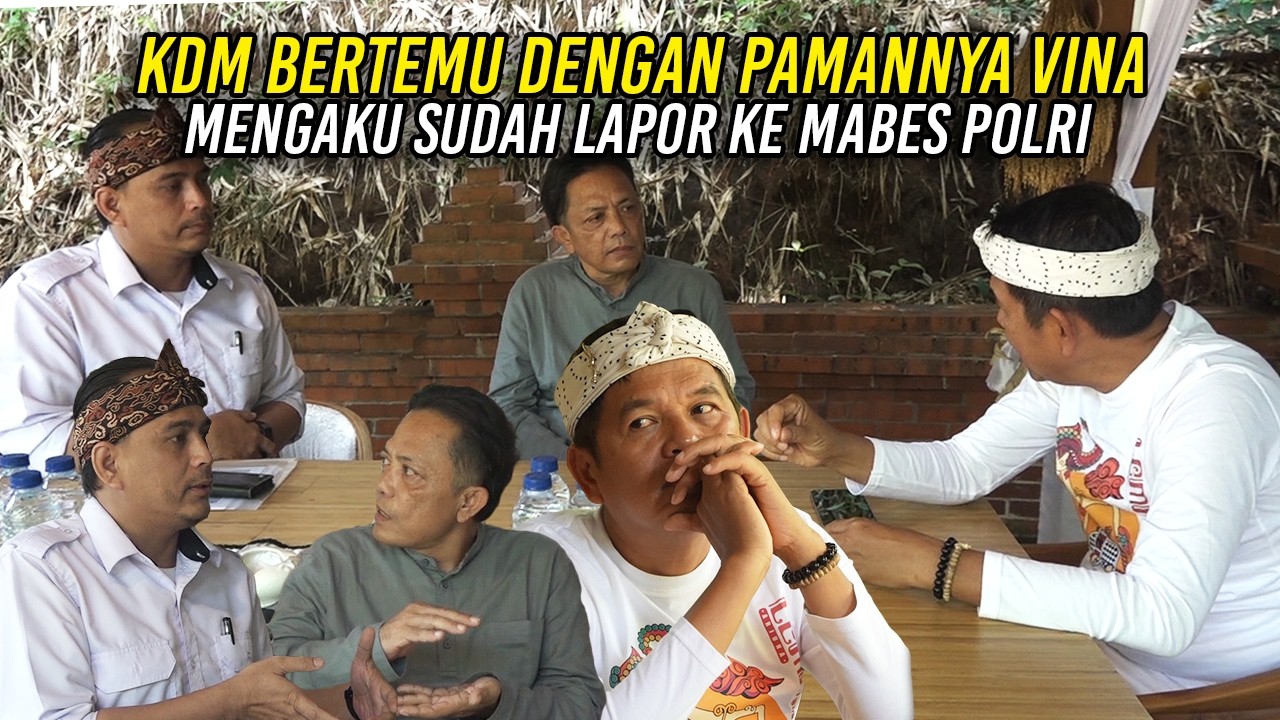KDM BERTEMU DENGAN PAMANNYA VINA | MENGAKU SUDAH LAPOR KE MABES POLRI