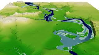 High-fidelity shallow water dam break simulation with realistic topography data