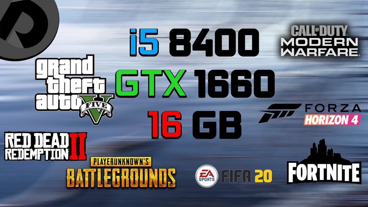 i5 8400 + GTX 1660 Test in 7 GAMES