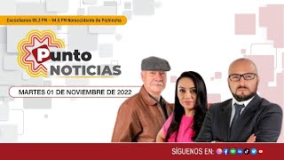 Punto Noticias 1ra emisión - 01/11/2022: Cambios en la reforma tributaria