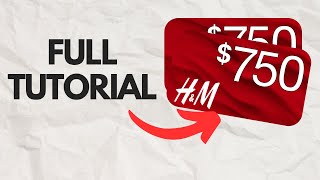 Full Tutorial On The H&M Coupon Code 2026 | H&M $750 Tutorial
