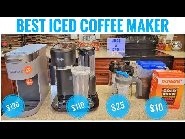 Best Iced Coffee Maker Mr. Coffee Iced Hot Frappe Keurig K-Slim