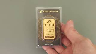 Famous Asahi Refinery 1 oz Gold Bar Bullion Net Worth