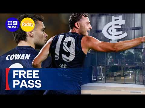 Carlton players won't be drug tested | 9 News Australia