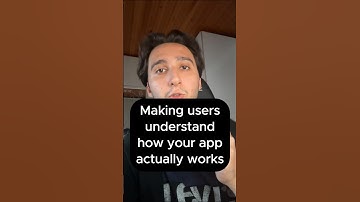How to make users understand how your app actually works? #buildinpublic