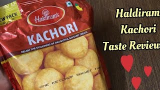 Haldiram kachori unwrapping and review  Haldiram kachori taste review 