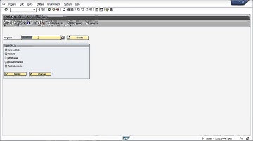 SAP ABAP Creation of Program variants