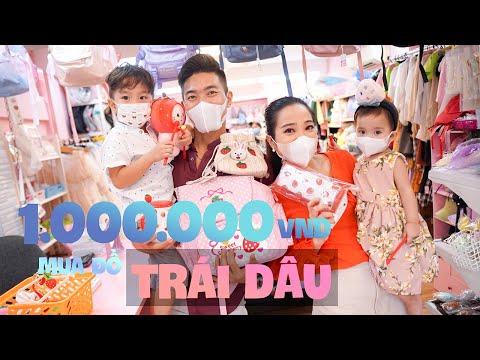 Video Thử Thách 1 Triệu Mua Toàn Là Đồ Hình Trái Dâu | Quốc... - youtube