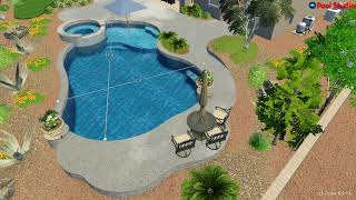 Large Freeform Pool and Spa Net Worth
