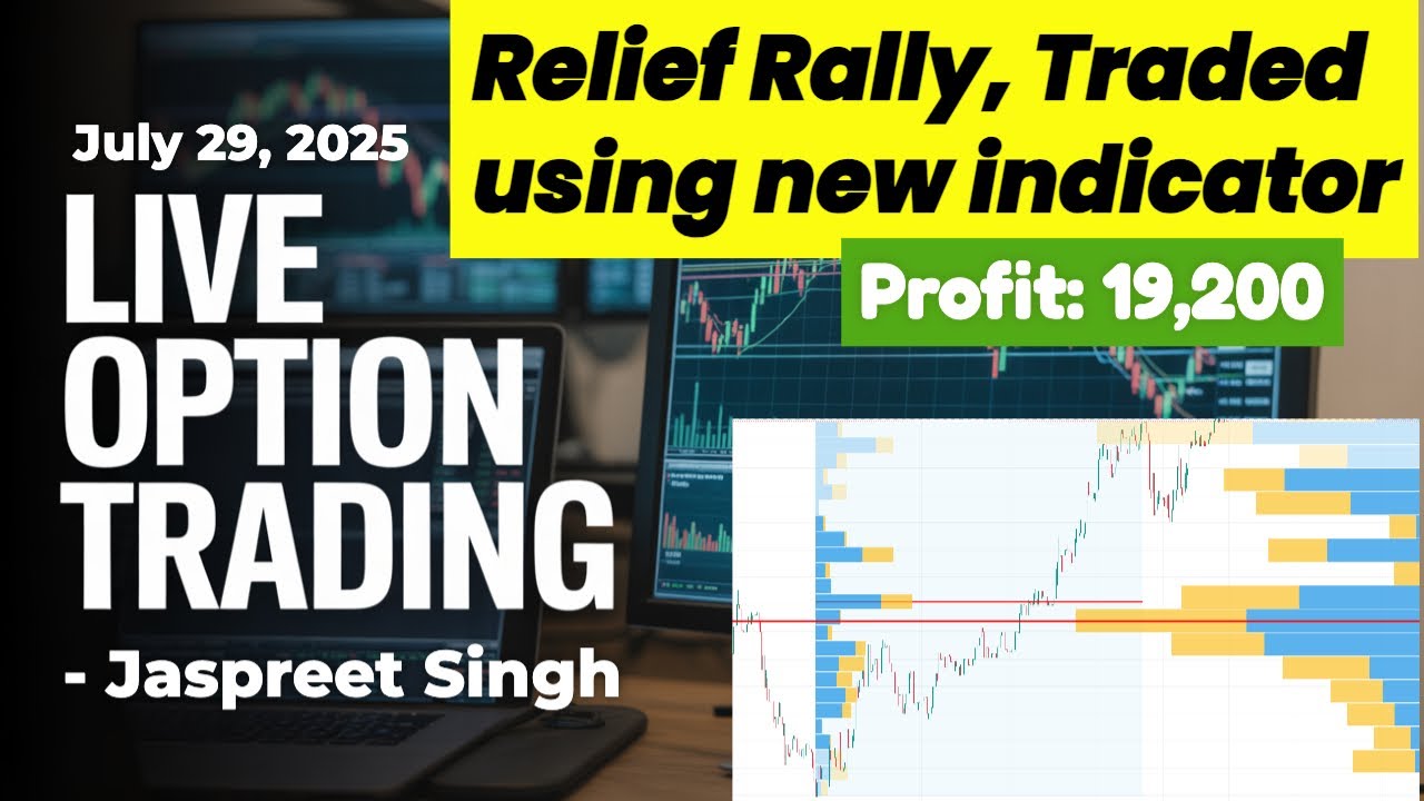 Volume Profile Indicator explained | Intraday trading (29/07/2025)