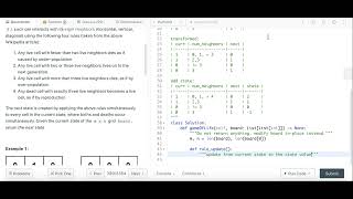 Game of Life - Leetcode 289 - Python