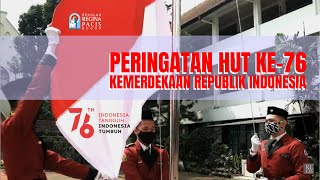 Peringatan HUT ke-76 Kemerdekaan RI 2021 Sekolah Regina Pacis Bogor Selasa, 17 Agustus 2021