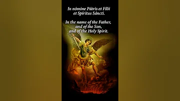 Prayer of Saint Michael Archangel (Latin)